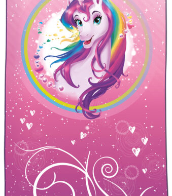 Kinderhanddoek 'Eenhoornportret', 60 x 120 cm