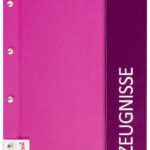 Geelroze diplomaplastificeermap A4 formaat