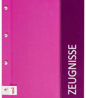 Geelroze diplomaplastificeermap A4 formaat