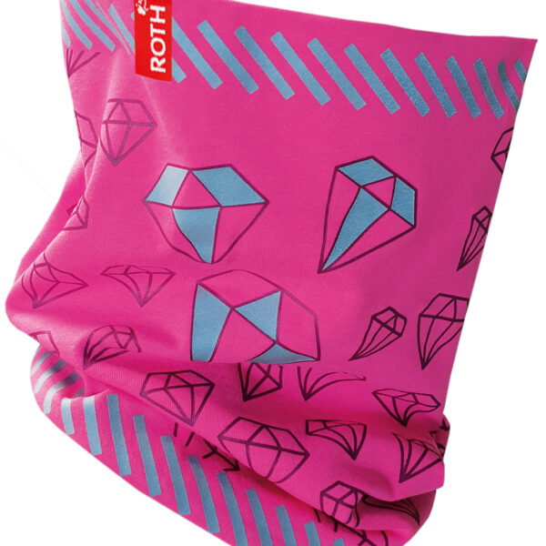 Kindercol Reflectie 'Diamant', roze