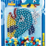 Hama grote kralenplank 'Walvis', blister-verpakt.