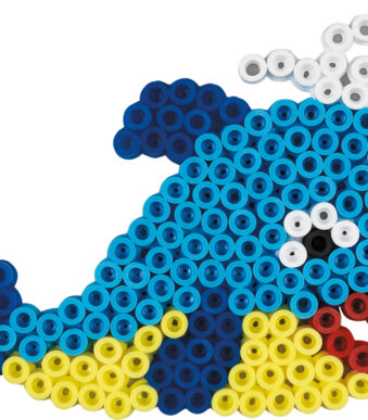 Hama grote kralenplank 'Walvis', blister-verpakt.