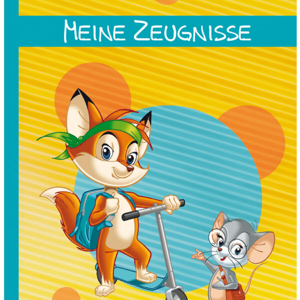 Getuigschriftmap 'Fredo & Fitzi', formaat A4, met opdruk