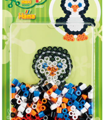 Hama strijkkralen maxi 'Pinguïn', op kaart