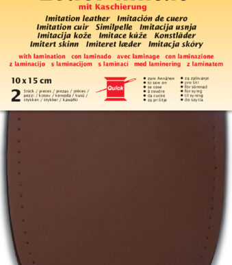 Kleiber namaak-lederafdekking, 100 x 150 mm, bruin