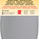 Kunstleer afgewerkt met cachering, 100 x 150 mm, lichtgrijs