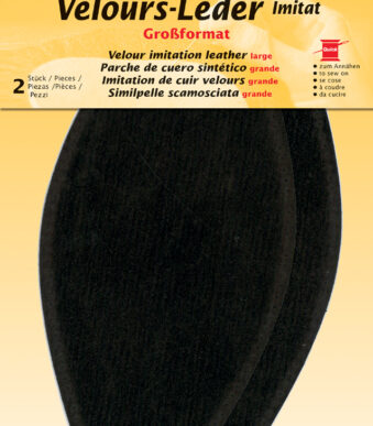 Fluwelen ledernerfimitatie, donkerbruin