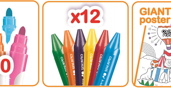 Maped Mijn Eerste Kleurrijke Tekenkoffer, 23 delig