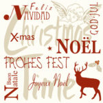 Servetten met kerstmotief 'Kersttijd'