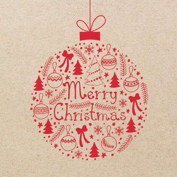 Kerst servetten 'Kerstbal'