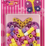 Hama strijkkralen maxi 'Vlinder' op kaart