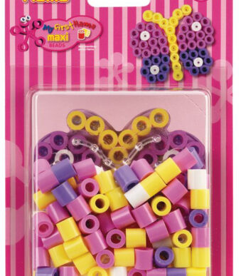 Hama strijkkralen maxi 'Vlinder' op kaart