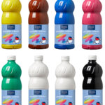 Lefranc Bourgeois Gouacheverf 1000 ml, Gekleurd Assortiment