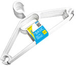 Peggy Perfect plastic kledinghangers met brug