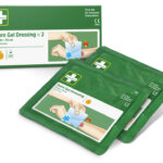 Brandwondengel kompres, 100 x 100 mm