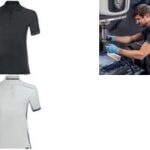 Uvex heren poloshirt industrie, lichtgrijs, maat L.