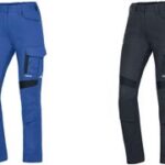 Uvex damescargobroek industrie, ultramarijn, maat 44.