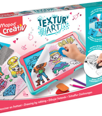 Maped Creatieve Tekentafel Textuur Art Fashion, inclusief accessoires.