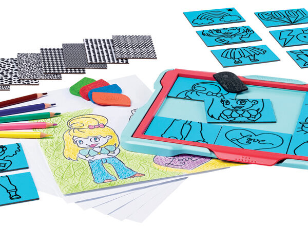 Maped Creatieve Tekentafel Textuur Art Fashion, inclusief accessoires.