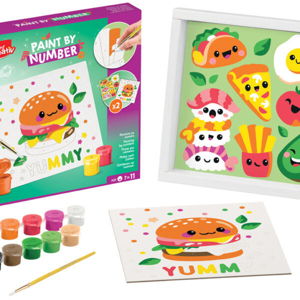 Maped Creativ schilderset 'Schilderen op nummer' KAWAI FOOD SALTY
