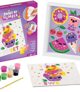 Maped Creativ schilderset 'Schilderen op nummer' KAWAI FOOD SWEET