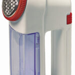 Pluizentrimmer draadloos wit/rood