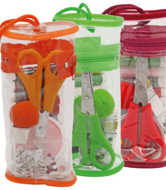 Naaigarnituur set, middelgroot, gekleurd assortiment