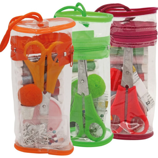 Naaigarnituur set, middelgroot, gekleurd assortiment