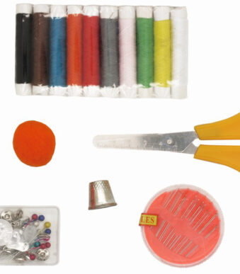 Naaigarnituur set, middelgroot, gekleurd assortiment