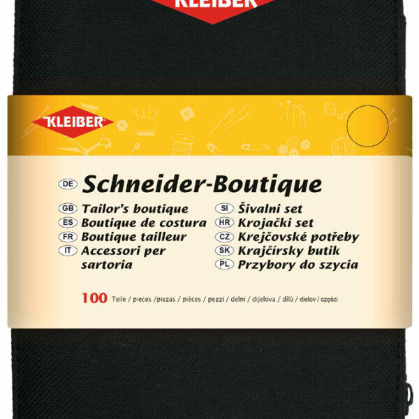 Kleiber Kleermakersatelier, 100-delig, in zwarte etui.
