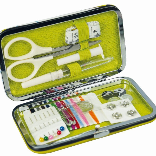 Kleiber Reis-naaimanchet 'Design', 24-delig, wit