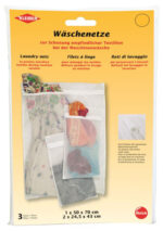 Wasnetzenset met ritssluiting, 3-delig, wit