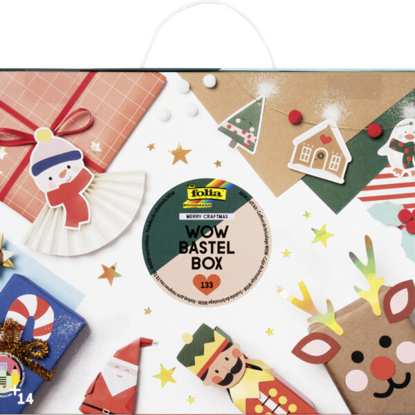 Folia WOW Kerstcreatie-set 'Blijde Kerstknutselaar', 133-delig.