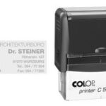 COLOP Tekststempel Printer C50, 7-regelig, zwart
