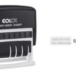 Datum stempel Mini-dater S 120/P, zwart