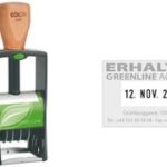 Datum datumstempel 4-regelig, met kortingsbon