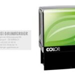Colop tekststempel printer 40 groen, 6 regels, bon