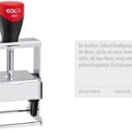 Colop Tekststempel Expert 3600, 8-regelig, Waardebon