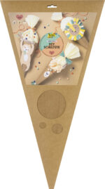 Knutselpakket schoolcadeautrommels safari thema, 3 motieven