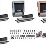 Pasteltintset voor tekststempel Printy 4912, typografisch model