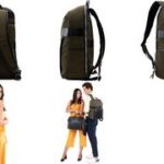 BESTLIFE Business notebook-rugzak ALYA, donkergroen/zwart