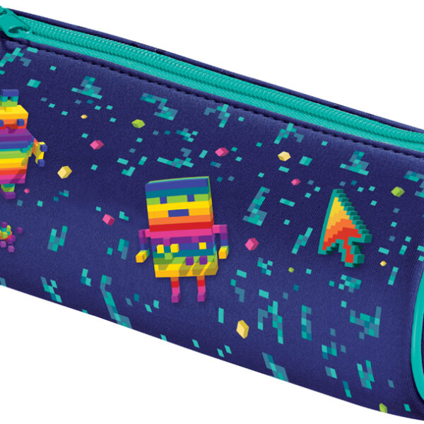 Maped kleurrijke kalibereringsrol Pixel Party, blauw