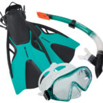 Schildpadsnorkelset 'Cayman', maat: 37-42