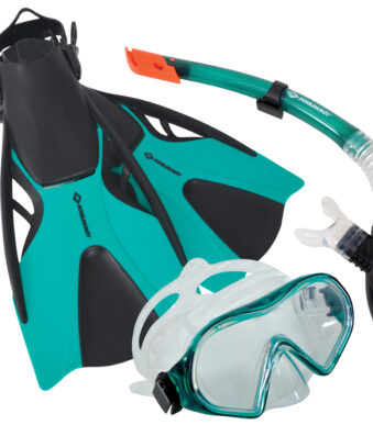 Schildpadsnorkelset 'Cayman', maat: 37-42