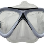 Volwassenen duikbril 'Tupai', zwart/grijs