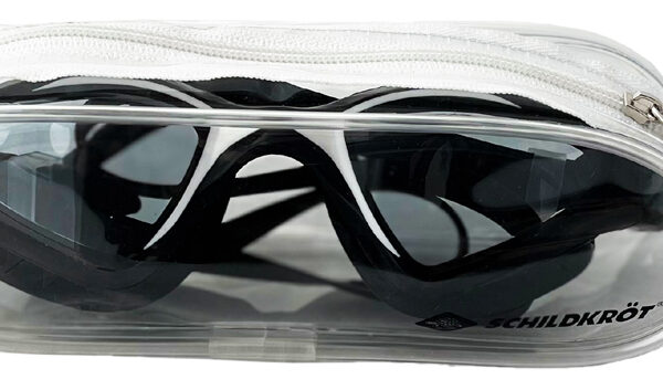 Volwassenen duikbril 'Murano', wit/zwart