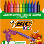 Kinderwaskrijtjes Plastidecor, doos met 12 kleuren