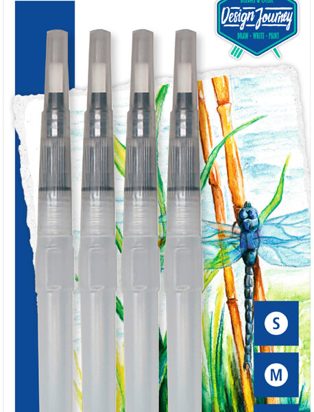 Staedtler aquarelkwasten Design Journey, set van 4