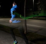 Looparmtas Night Hawk, zwart