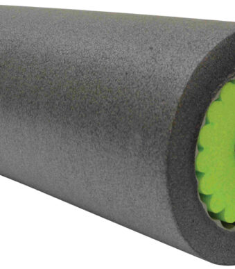 3-in-1 fascie- en massagerol, zwart/groen